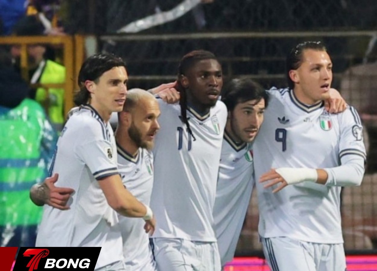 Phút 15, Moise Kean mở tỷ số cho Italy